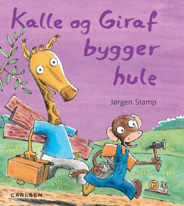 Kalle og Giraf bygger hule (E-bog)