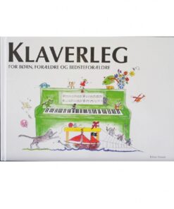 Klaverleg bind 1 for børn, forældre og bedsteforældre (grøn) (Bog)