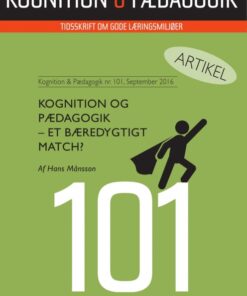 Kognition & Pædagogik - et bæredygtigt match? (E-bog)