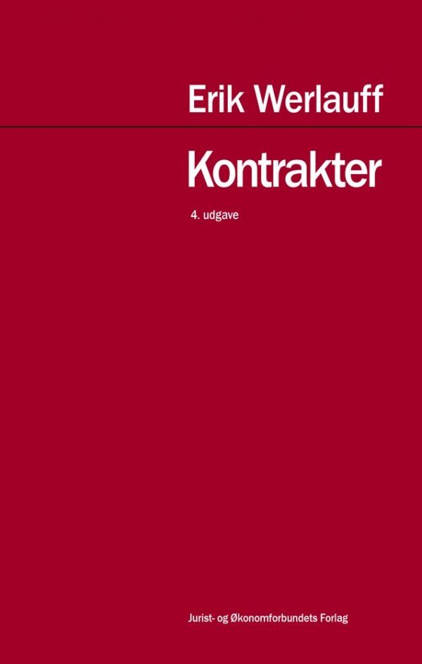 Kontrakter - Erik Werlauff - Bog