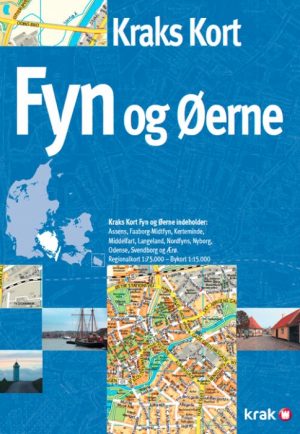 Kraks Kort Fyn og Øerne (Bog)