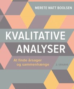 Kvalitative Analyser - Merete Watt Boolsen - Bog