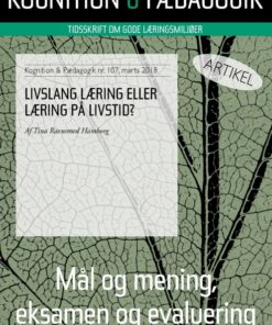Livslang læring eller læring på livstid? (E-bog)