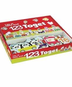 Lær At Tælle Med 123 Toget - Diverse - Bog