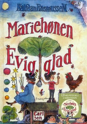 Mariehønen Evigglad - med CD (Bog)