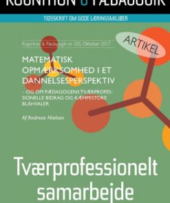 Matematisk opmærksomhed i et dannelsesperspektiv (E-bog)