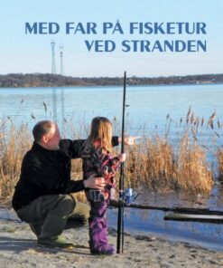 Med far på fisketur ved stranden (Bog)