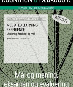 Mediated Learning Experience (E-bog)
