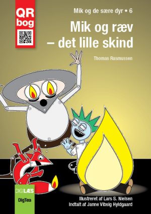 Mik og ræv - det lille skind - Læs med lyd (E-bog)