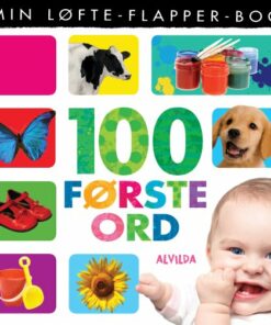 Min Løfte-flapper-bog - 100 Første Ord - Bog