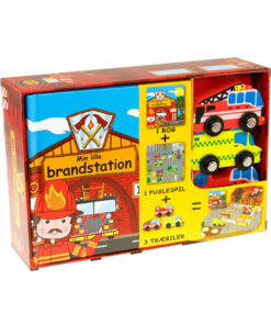 Min lille brandstation - Aktivitetsæske (Bog)