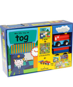 Min lille togstation - Aktivitetsæske (Bog)