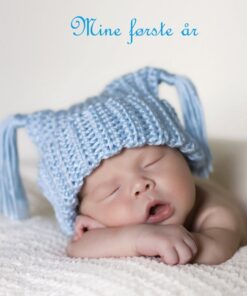 Mine første år - lyseblå (Bog)