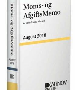 Moms & Afgiftsmemo 2018-2 - Bog