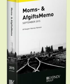 Moms & Afgiftsmemo September 2015 - Kasper Harvey Hansen - Bog