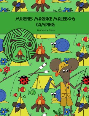 Musenes Magiske Malebog - Camping - Cathrine Filippa - Bog