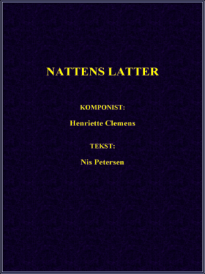 NATTENS LATTER (E-bog)