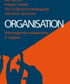 Organisation - Videregående Uddannelser - Kai Hansen - Bog
