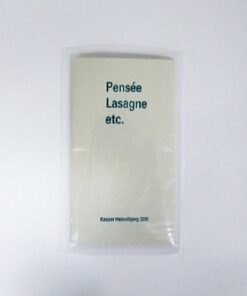 Pensée Lasagne Etc - Kasper Hesselbjerg - Bog