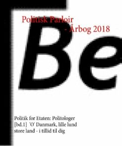 Politisk Parloir - årbog 2018 - Tbertelsen - Bog