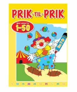 Prik Til Prik Med Tallene Fra 1-50 - Dina Gellert - Bog