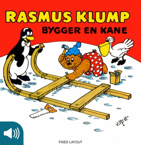 Rasmus Klump bygger en kane (E-bog)