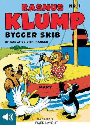 Rasmus Klump bygger skib (E-bog)