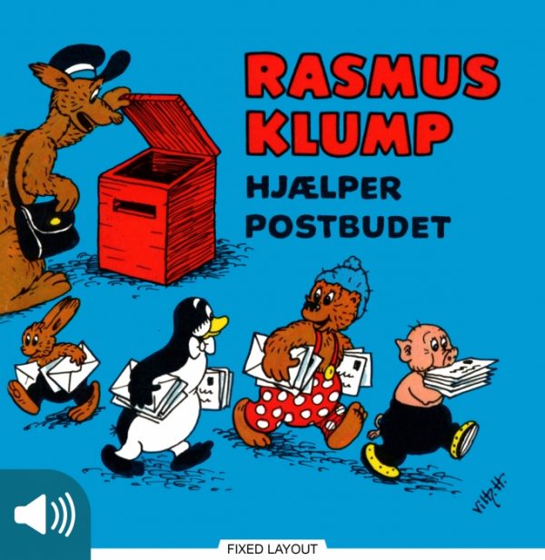 Rasmus Klump hjælper postbuddet (E-bog)