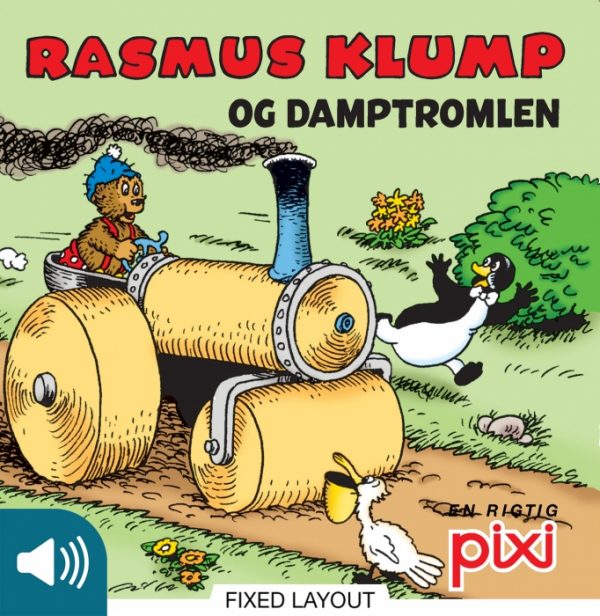 Rasmus Klump og damptromlen (E-bog)