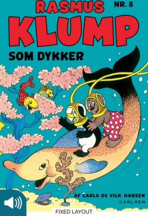 Rasmus Klump som dykker (E-bog)