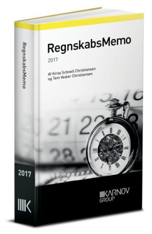 Regnskabsmemo 2017 - Kirsa Schnell Hansen - Bog