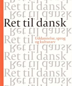 Ret Til Dansk - Bog