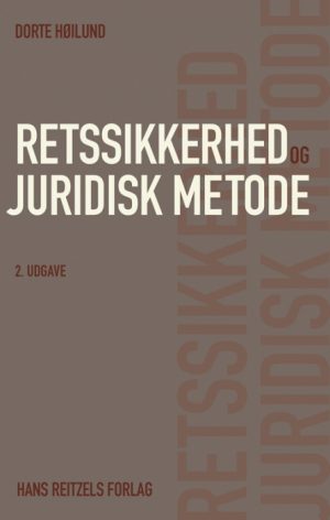 Retssikkerhed og juridisk metode (Bog)