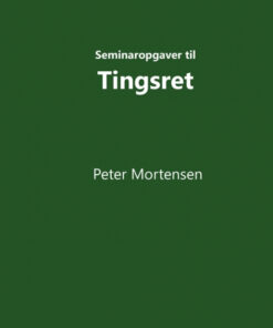 Seminaropgaver til Tingsret (Bog)