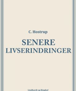 Senere livserindringer (E-bog)