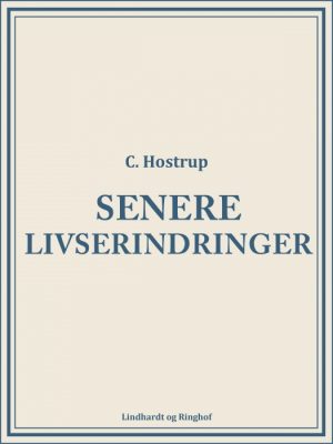 Senere livserindringer (E-bog)