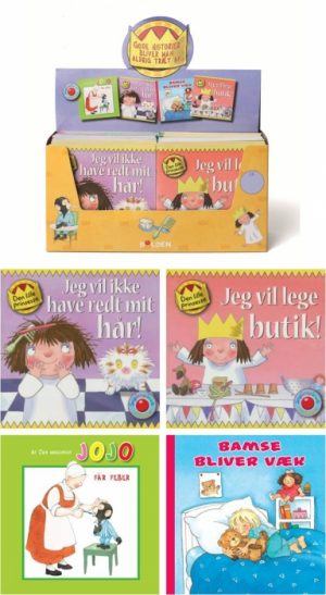 Serie 8: Den lille prinsesse m.fl. 1-4 (display m/48 ass.) (Bog)