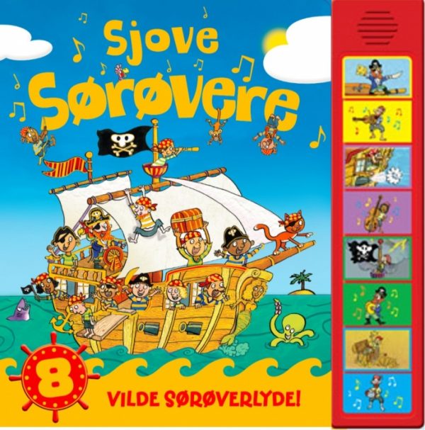 Sjove sørøvere m/lyde (Bog)