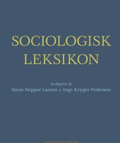 Sociologisk Leksikon - Inge Kryger Pedersen - Bog