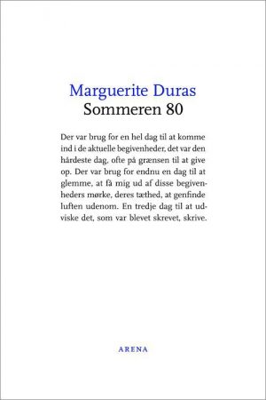 Sommeren 80 - Marguerite Duras - Bog