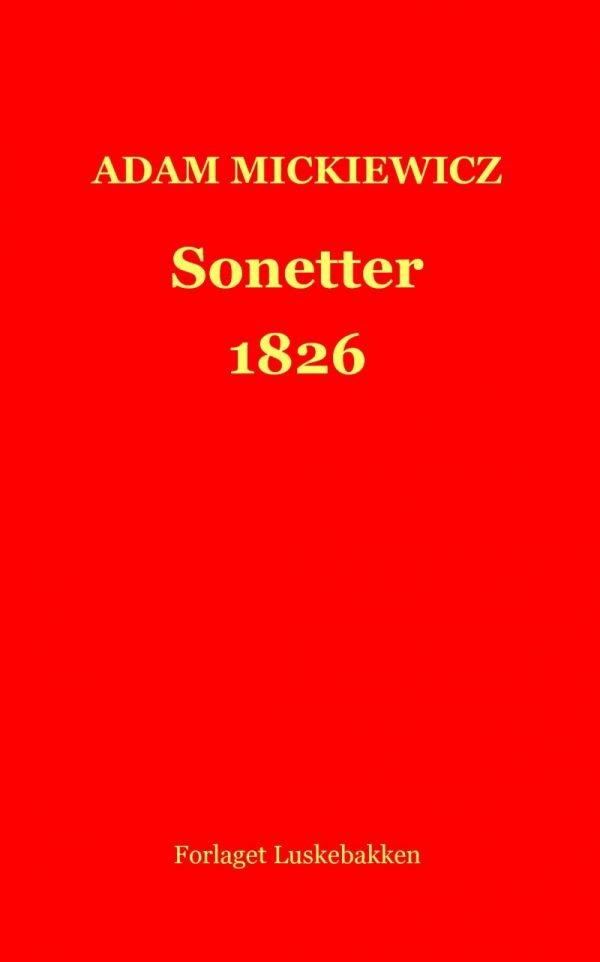 Sonetter 1826 - Adam Mickiewicz - Bog