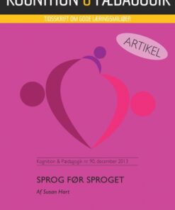 Sprog før sproget (E-bog)