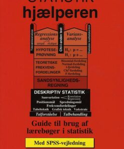 Statistik-hjælperen - Med Spss-vejledning - Erik Møllmann Bøye - Bog
