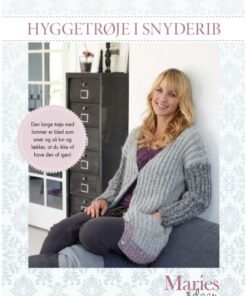 Strikkeopskrift - Hyggetrøje i snyderib (E-bog)
