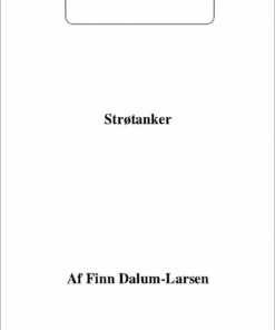 Strøtanker - Finn Dalum-larsen - Bog
