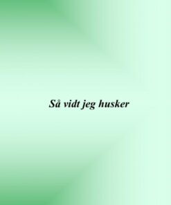 Så vidt jeg husker (Bog)