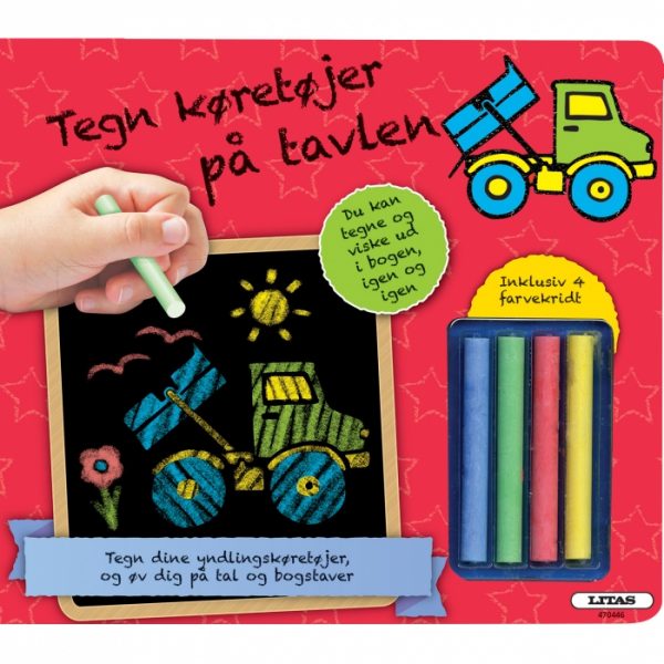 TEGN KØRETØJER PÅ TAVLEN (Bog)