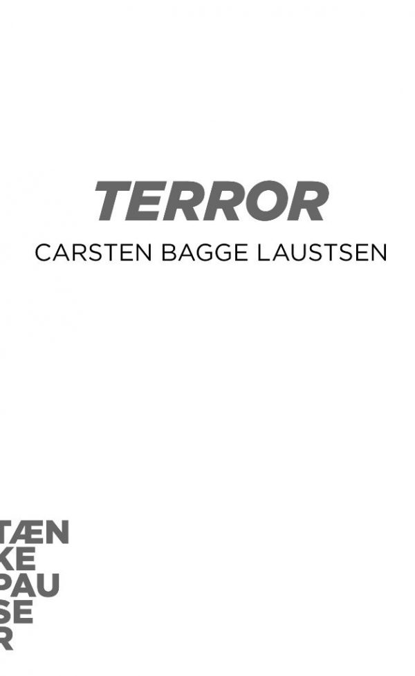 Terror - Carsten Bagge Laustsen - Bog