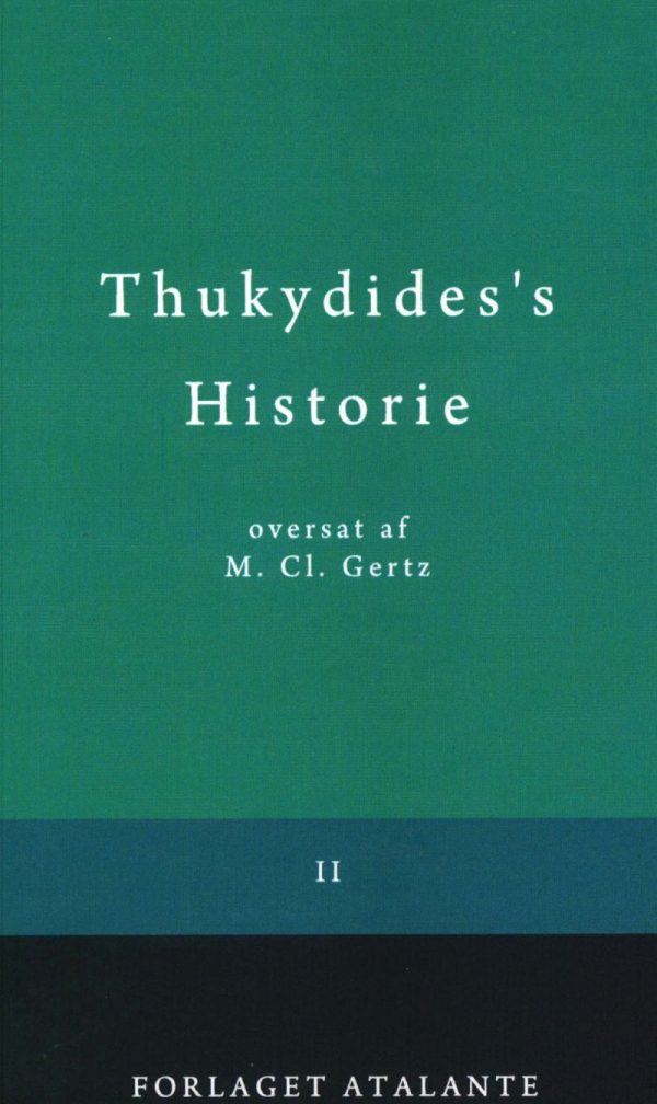 Thukydidess Historie Ii - Thukydid - Bog