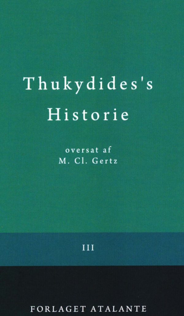 Thukydidess Historie Iii - Thukydid - Bog